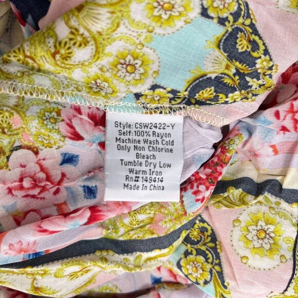 Johnny Was Lace Up Maxi Kaftan - Picture 4 of 6